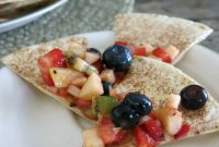 Guilt-Free Apple Berry Salsa with Cinnamon Chips