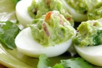 Zesty Guacamole Deviled Eggs