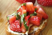 Strawberry Dream Bruschetta