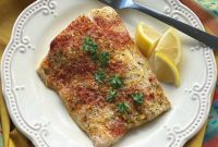 Zesty Lemon Pepper Corvina Bake