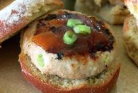 Oven-Kissed Turkey Burgers with Mango Chutney