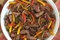 Sizzling Air Fryer Steak Fajitas