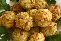 Savory Baked Crab Balls