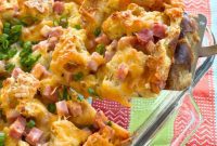 Savory Make-Ahead Ham & Cheese Bake