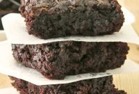 Decadent Zucchini Chocolate Brownies