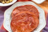 Sweet Citrus Glazed Ham Steak