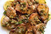 Tangy Lemon-Caper Pork Piccata