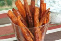 Crispy and Healthy Carrot Fries Baked or Air Fried