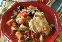 Slow Cooker Tomato Chicken Stew