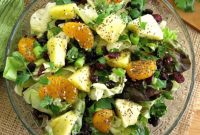 Island Delight Salad with Golden Lime Vinaigrette