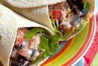 Speedy Black Bean Roll-Ups