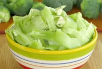 Easy Four Ingredient Broccoli Stalk Salad