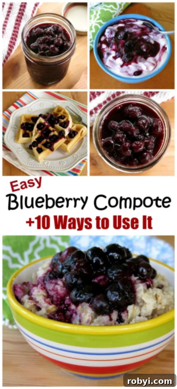 Easy Blueberry Compote Plus 10 Ways to Use it