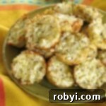 Cauliflower Egg Muffins on a plate