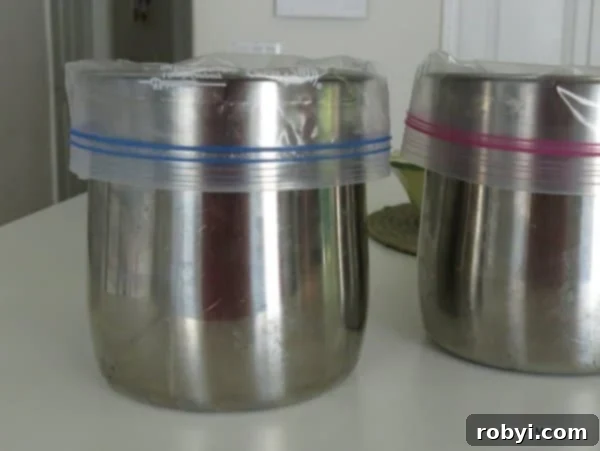 Copycat Olive Garden Pasta Fagioli Soup 3 Containers used for portioning and freezing soup.